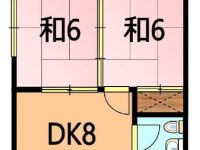 【宮荘】2DK★バイパス・西原インター近く♪インターネット対応♪ 2階 間取り図
