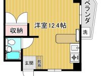 琉球大学近く‼北口から徒歩3分（200ｍ）の物件。コンクリート打ちっぱなしの室内 3階 間取り図