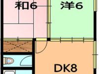 【テラスハウス60 302】2DK★和洋タイプ★駐車場1台無料♪バイパス・西原インター近く♪ 3階 間取り図