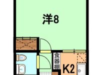 【マンションジングラ 201】浦添バークレーズコートまで徒歩10分！ 3階 間取り図