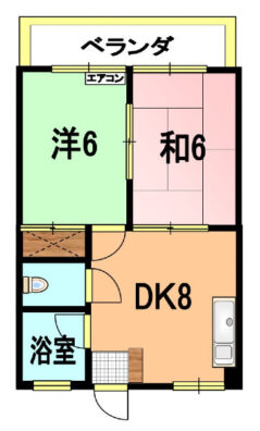 平良アパート 間取り図