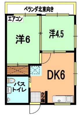 ヨシアパート 間取り図