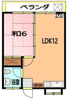 コーポとうやま 間取り図