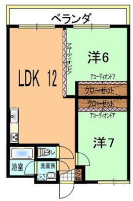 マンション高宮 間取り図