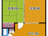 アパートマンション 2階 間取り図