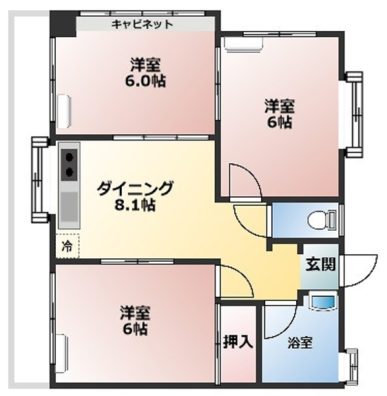 ヘイマンション 間取り図