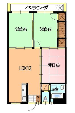 サンライズビル 間取り図