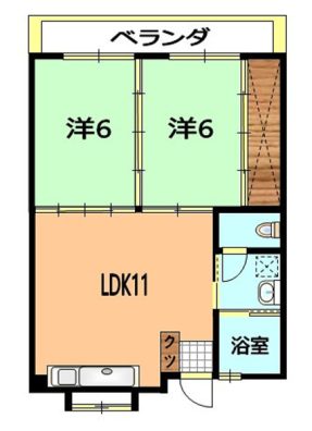 アパート仁 間取り図