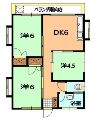 コーポ信 間取り図