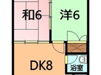 アパートマンション 1階 間取り図