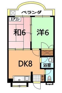 ドミール西原 間取り図