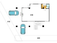 【レジデンスラック 101】駐車場２台付き！ 1階 間取り図