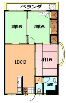 サンライズビル 間取り図