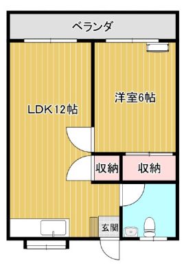 丸仲アパート 間取り図