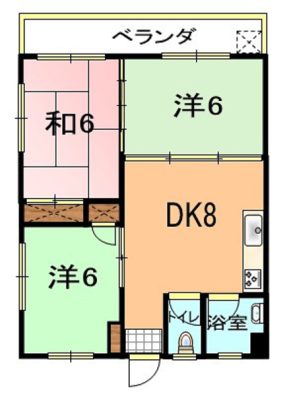 ハイム仲里 間取り図