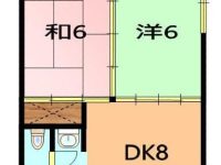 【広栄ハウス 301】見晴らしの良い部屋です♪バストイレ別★駐車場１台付きですよ♪ 3階 間取り図