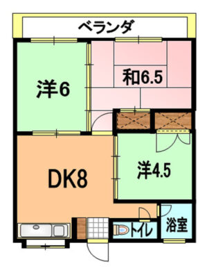 キャッスル野原 間取り図