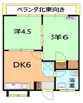 ヨシアパート 間取り図