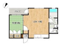 アパートマンション 2階 間取り図