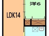 【アントワープ 202】14畳の広々LDK！縦列２台付き♪
バストイレ別！室内洗濯機置き場！人気の設備そろっています。 2階 間取り図