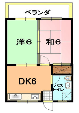 Ｎｏ．４７３　又吉アパート 間取り図