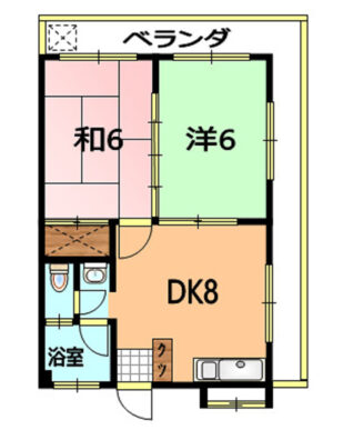 グリーンパレス 間取り図