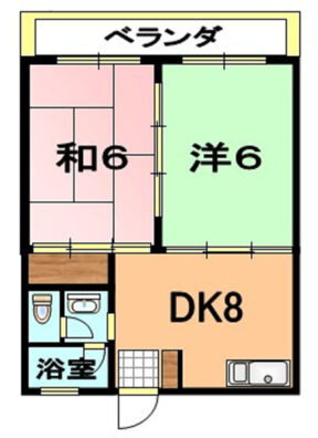 グリーンパレス 間取り図