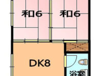 【コーポ呉屋 201】洋室にはない魅力を持つ和室のお部屋。
当山小学校が近く(学校まで徒歩1分)通学距離が短いので、お子さんが寄り道する心配がないから親御さんも安心ですね！ 2階 間取り図