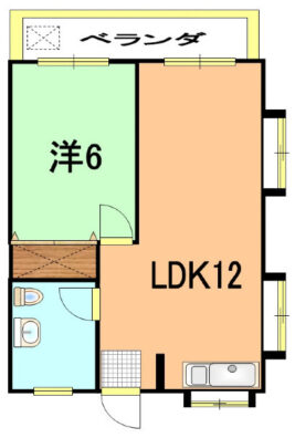 Ｎｏ．７８　比嘉アパート 間取り図