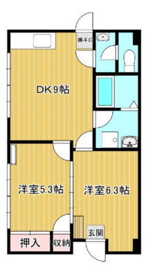 サンシティビル 間取り図