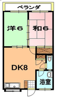 海邦アパート２ 間取り図