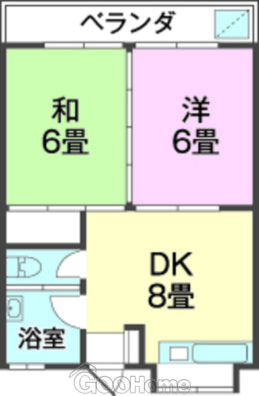 ハイネス棚原 間取り図