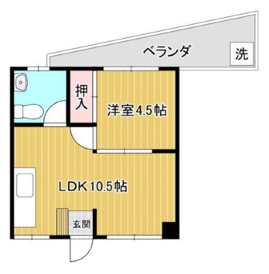 又吉荘　Ｂ棟 間取り図