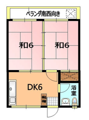 コーポ佐久川 間取り図