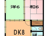 【テラスハウス60 201】★敷礼なし★お問合せはてだこまで☎0120-30-8733♪
2DK★和洋タイプ★駐車場1台無料。2台目もとれます♪バイパス・西原インター近く♪ 2階 間取り図