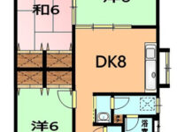 【スイートテラス 302】3DK！人気の設備が充実しているお部屋です。
バストイレ別！浴槽付き♪室内洗濯機置き場！駐車場２台込！エアコン付き♪ 3階 間取り図