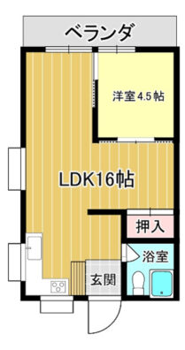 たけよし荘 間取り図