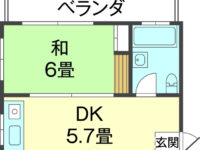 アパートマンション 2階 間取り図