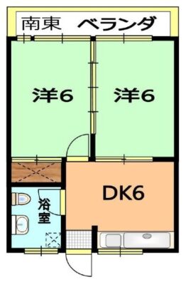 Ｎｏ．４７３　又吉アパート 間取り図