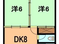 アパートマンション 2階 間取り図