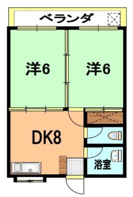パティオＨＩＧＡ 間取り図
