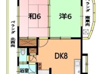 アパートマンション 2階 間取り図