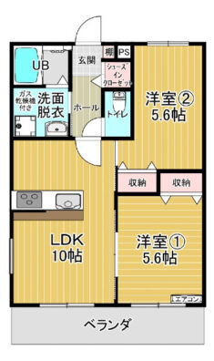 ｃａｓａ　りんや 間取り図