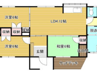 アパートマンション 1階 間取り図