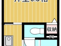 【PLANET（プラネット）607】1人暮らしにおススメの築浅物件でました‼
キッチンが、居室とのワンクッションになり、訪問者からお部屋の中が丸見えになる心配もありませんね！！ 6階 間取り図