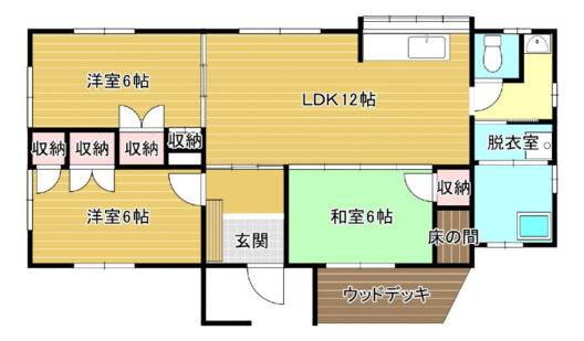 仮）Ｈ氏貸間 間取り図