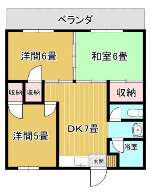 コーポ徳本 間取り図