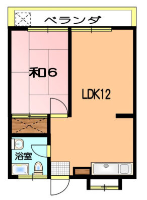 たけよし荘 間取り図