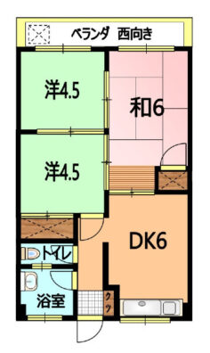 コーポタナハラ 間取り図