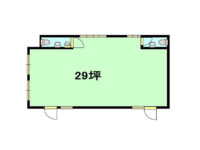 【プレザントビル 202】パイプラインの通り沿いに貸事務所が出ました！
小学校が近くにあり、学習塾などオススメです♪ 2階 間取り図